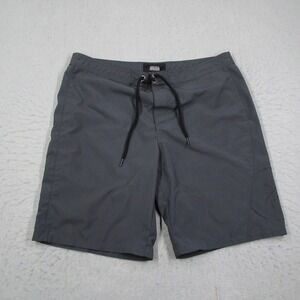Aether Mens Board Shorts Gray Swim Trunks Size 34 Polyester RN 125649